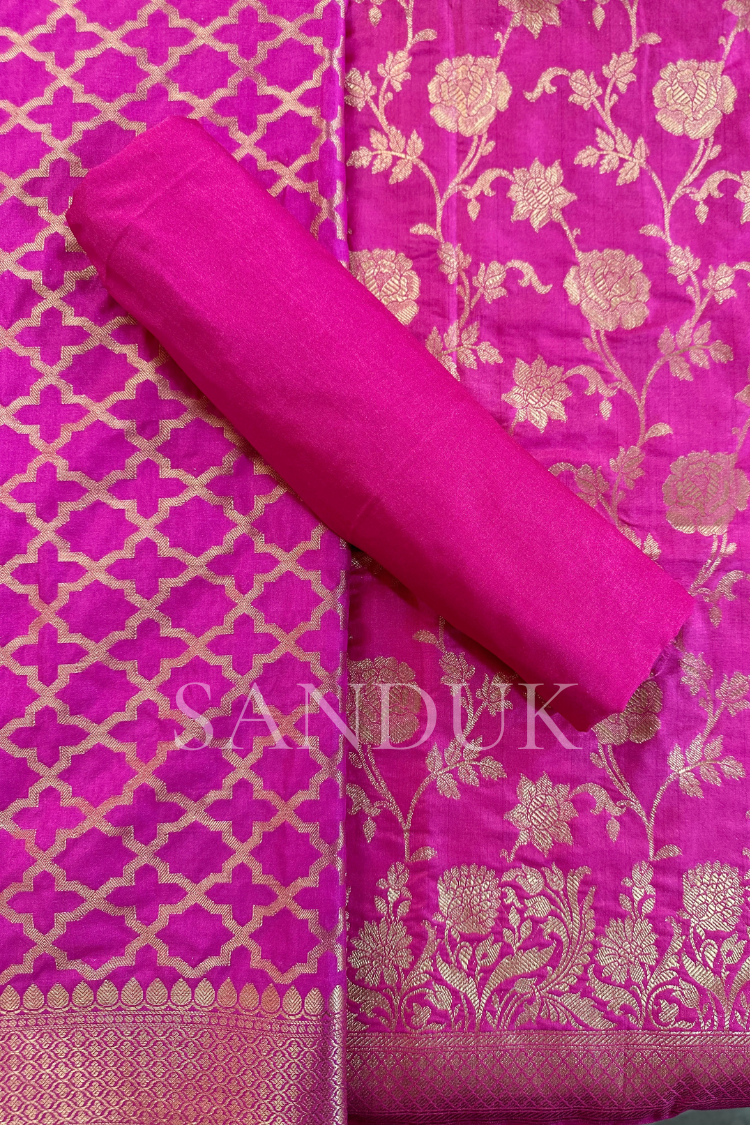 Pink Jangla Suit Set