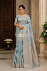 Hexagonal Jangla Kadhua (Saree)