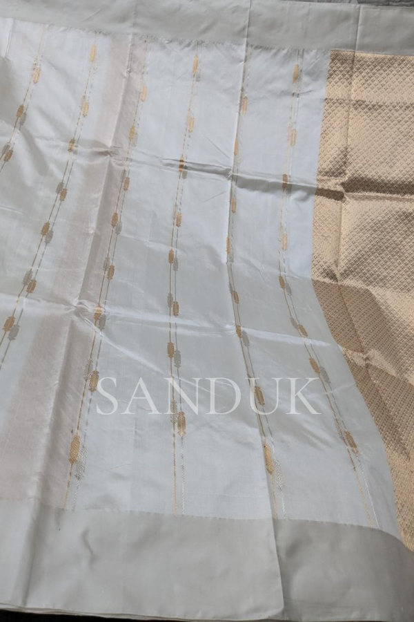 Vertical Line Silk Saree