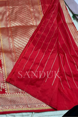 Rankaat Jangla Red Saree