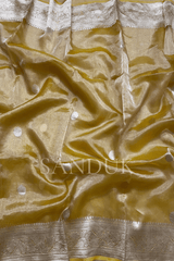 Tissue Chand Tara Yellow (Saree)
