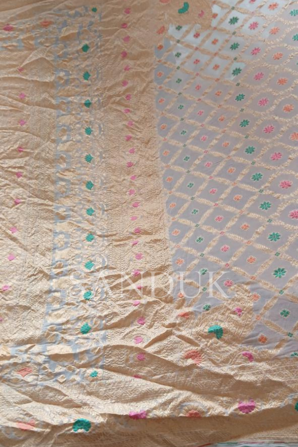 Customised Chaukri Meena Saree