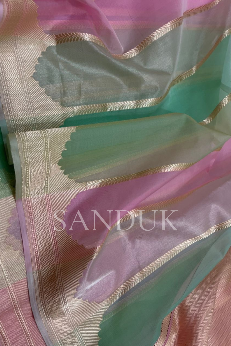 Kora Tissue Rangkaat Saree