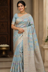 Hexagonal Jangla Kadhua (Saree)