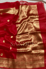 Chand Red Kora (Saree)