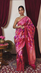 Radhika Gulabi Rangkaat (Saree)