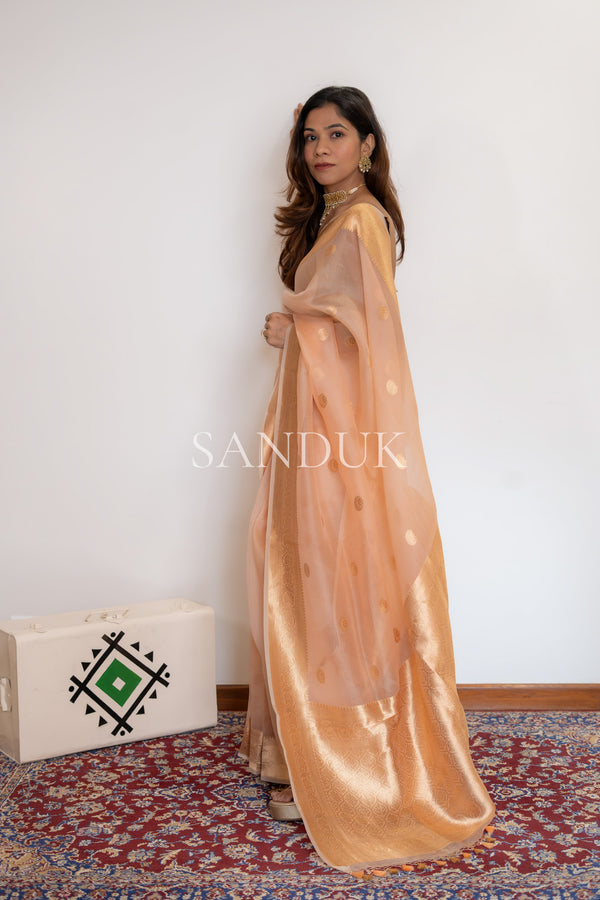 Chanda Kora Silk (Saree)