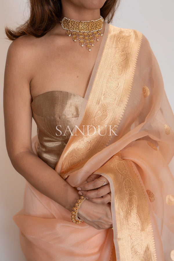 Chanda Kora Silk (Saree)