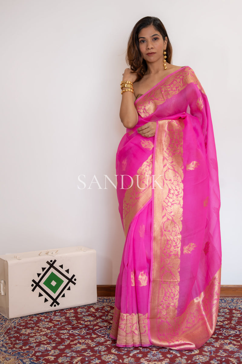 Anjana Kora Silk (Saree)