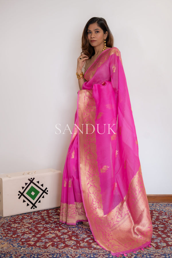 Anjana Kora Silk (Saree)
