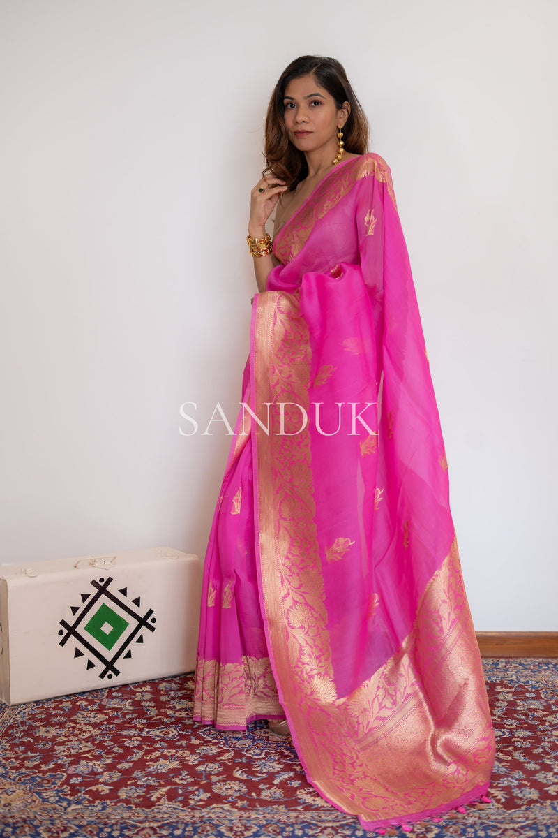 Anjana Kora Silk (Saree)