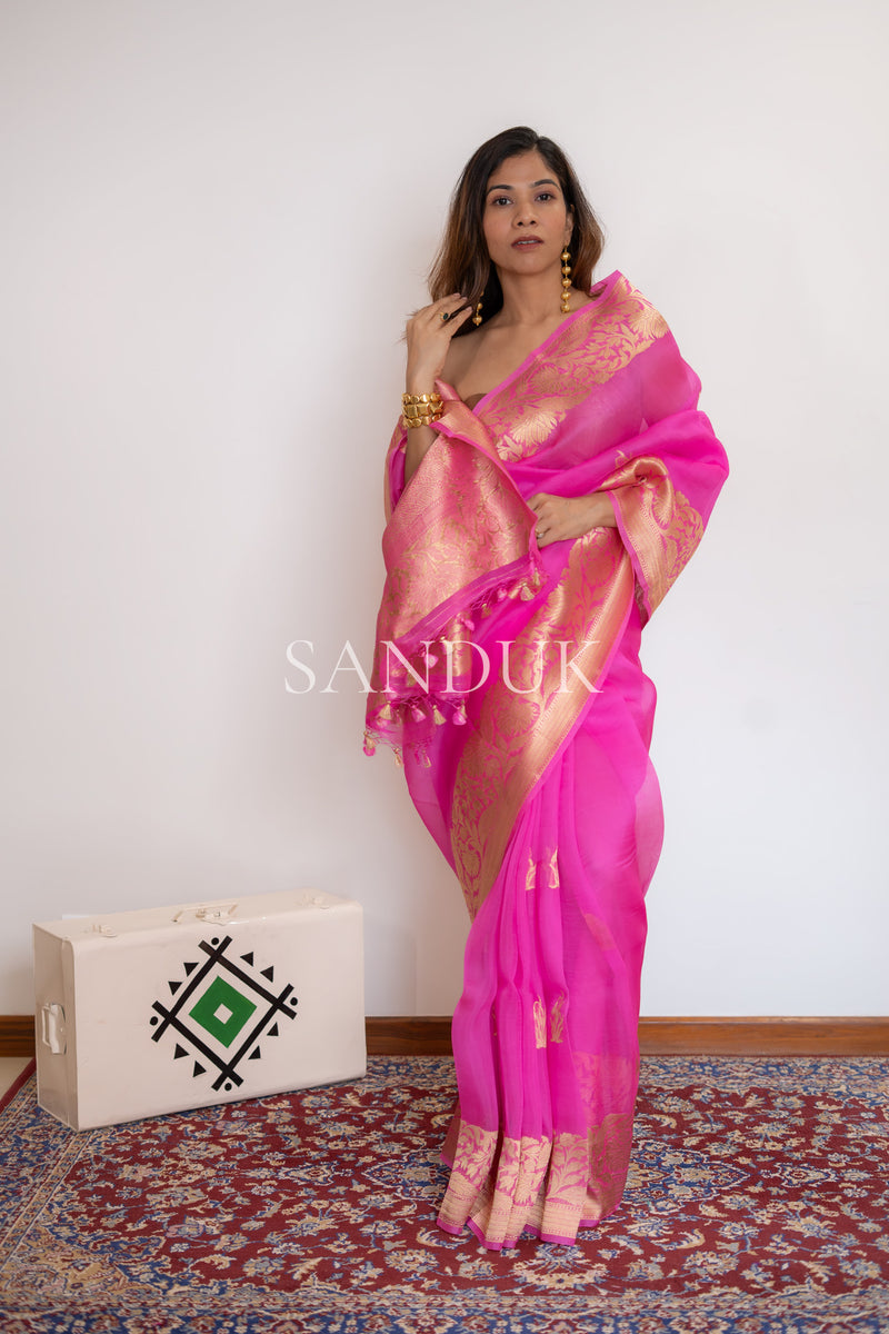 Anjana Kora Silk (Saree)
