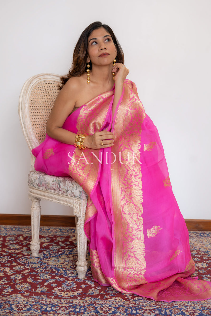Anjana Kora Silk (Saree)