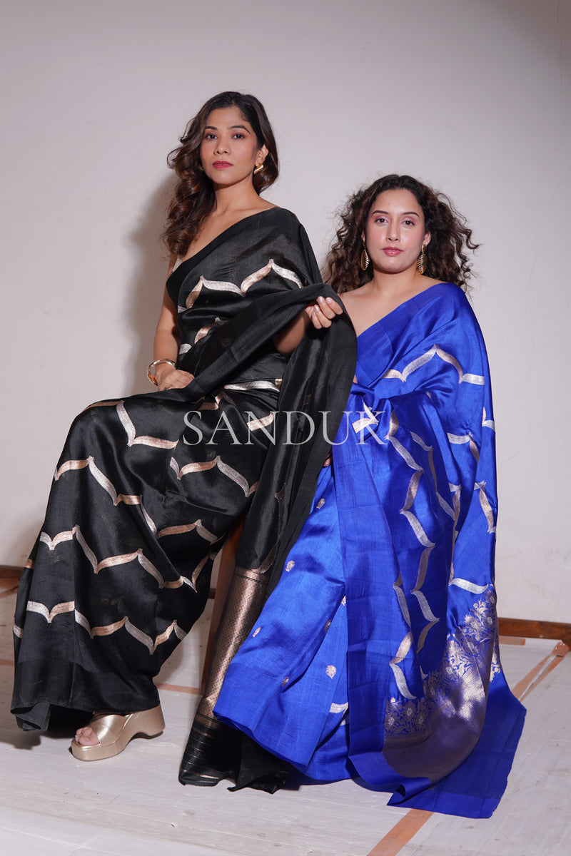 Audrey (Black Saree)