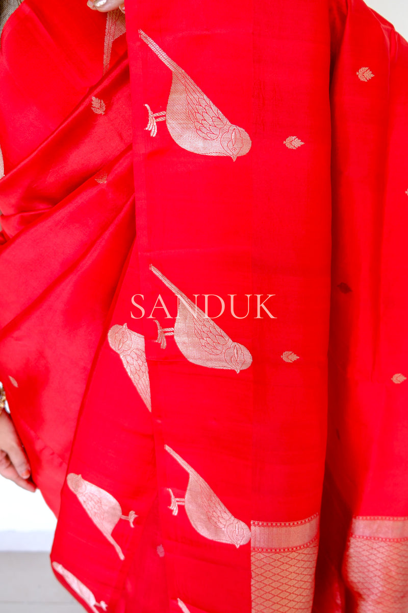 Chiraiya (Bird Motif Saree)