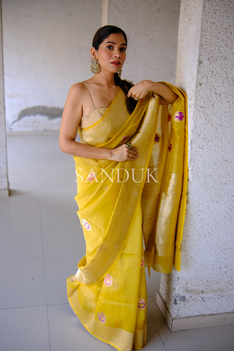 Marigold (Saree)