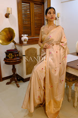 Mashru Rose (Saree)