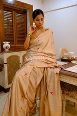 Mashru Rose (Saree)