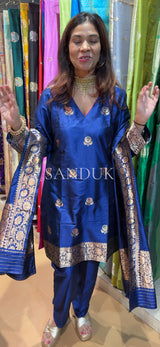 Katan Silk Suit Set (Fabric)