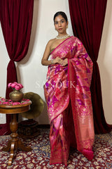 Radhika Gulabi Rangkaat (Saree)
