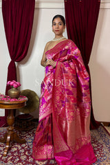 Radhika Gulabi Rangkaat (Saree)