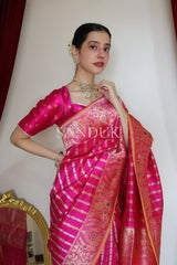 Gulabi Pink Stripe (saree)
