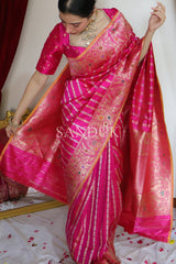 Gulabi Pink Stripe (saree)