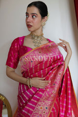 Gulabi Pink Stripe (saree)