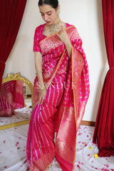 Gulabi Pink Stripe (saree)