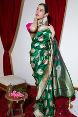 Chandrika Green (Saree)