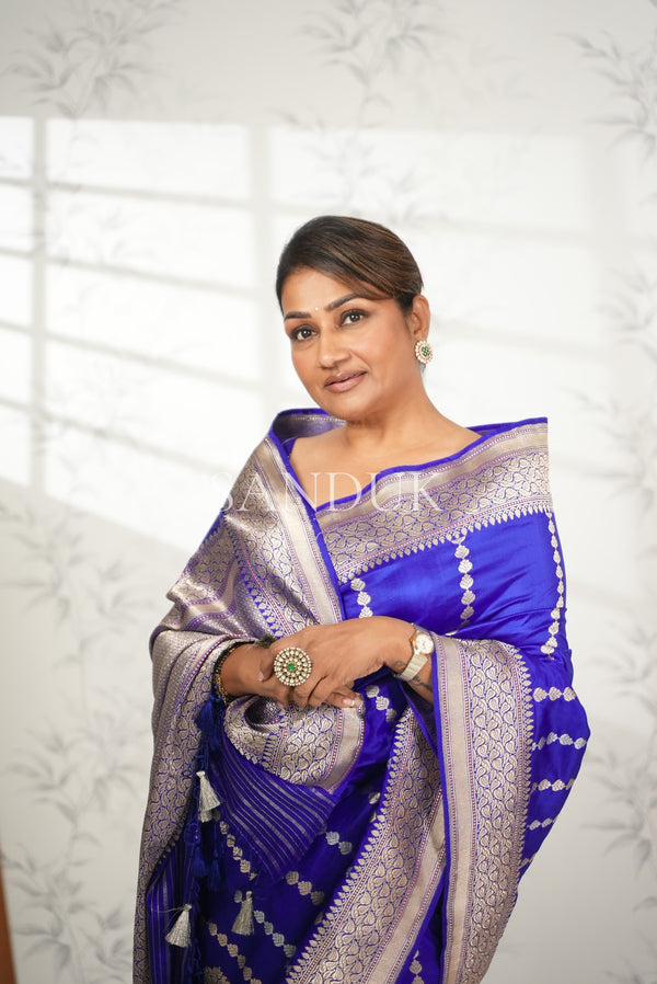 Aaloka Blue (Saree)