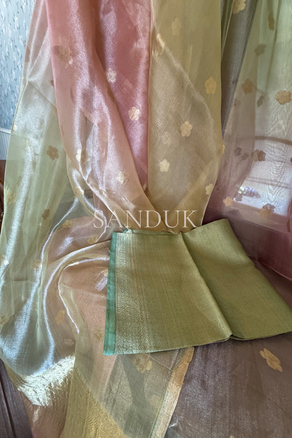 Floral Tissue Silk (Saree)