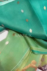 Green Ombre (Saree)