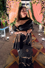 Audrey (Black Saree)