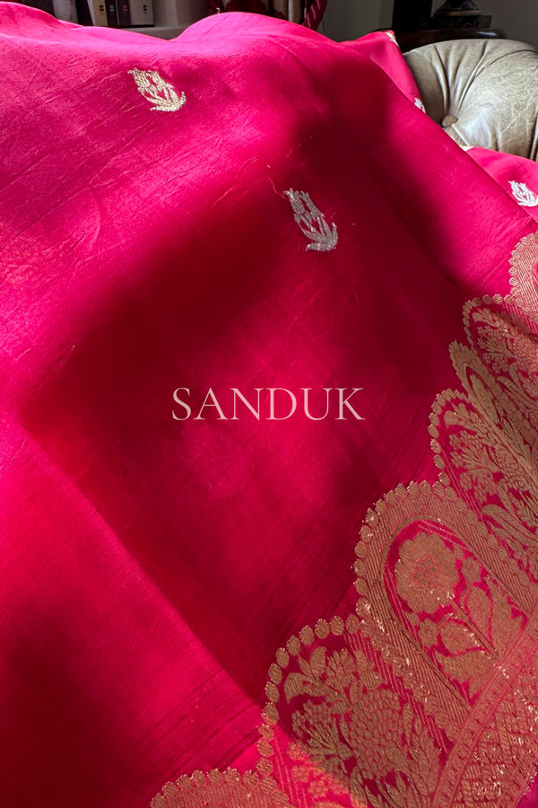 Anjana Kora Silk Saree