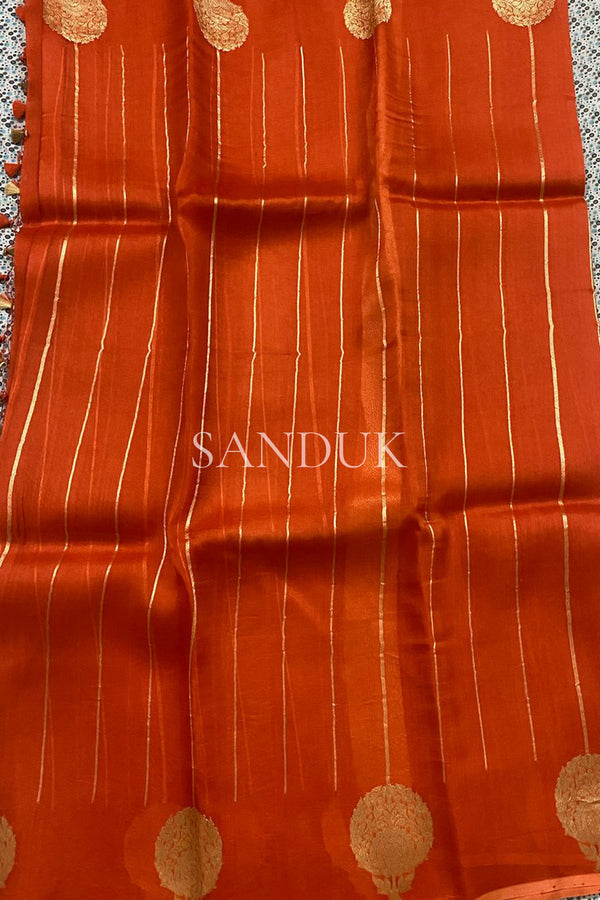 Mukhta Kora Silk Saree