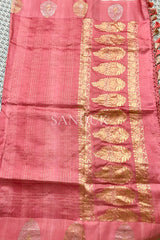 Check lines Silk Saree