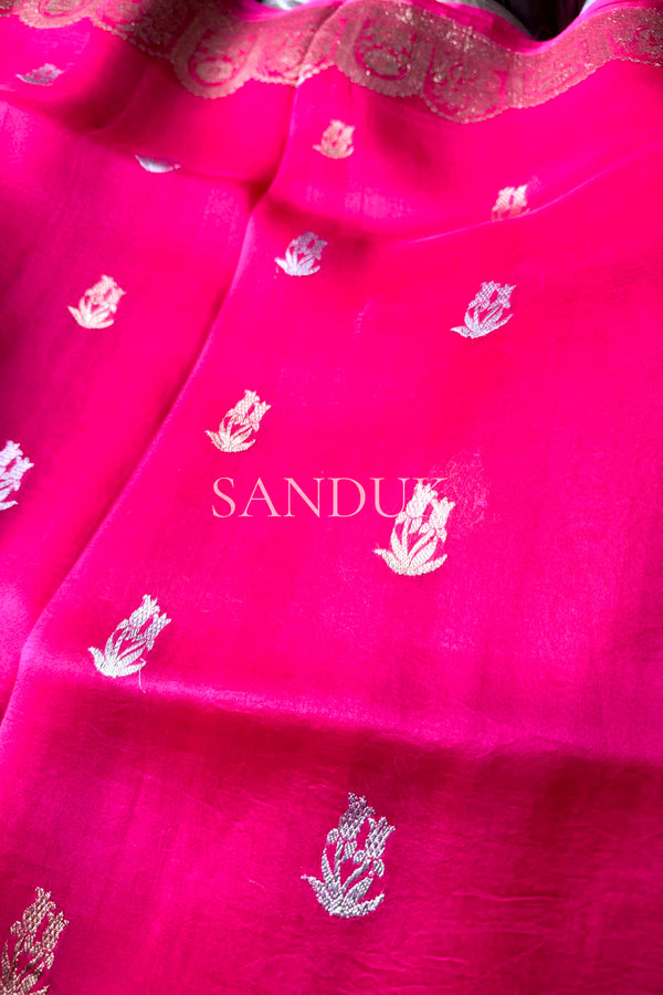 Anjana Kora Silk Saree