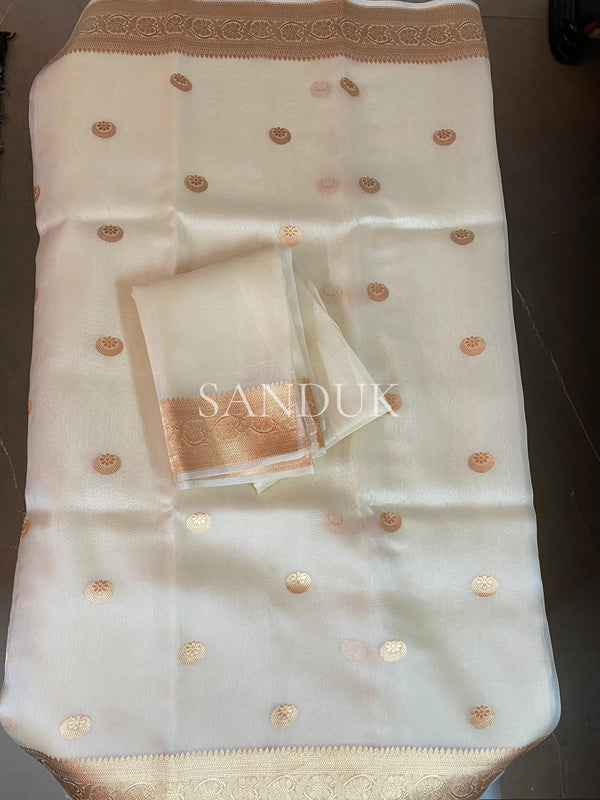 Chanda Kora Silk (Saree)