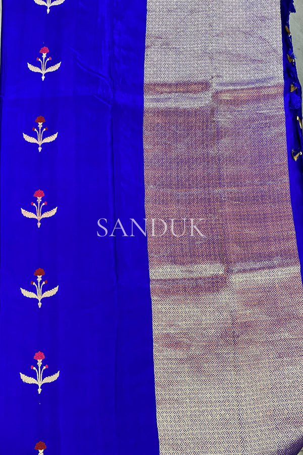 Meenakari Mashru Rose Saree