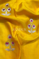 Meenakari Floral Mashru Saree
