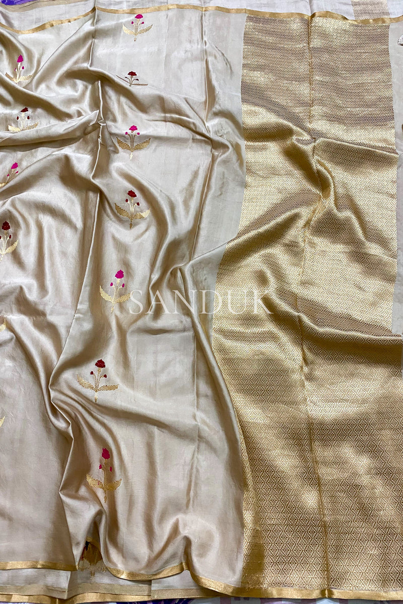 Mashru Rose (Saree)