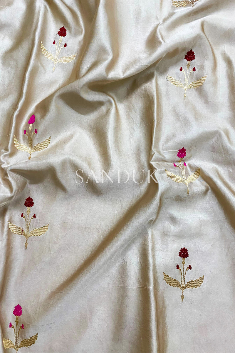 Mashru Rose (Saree)