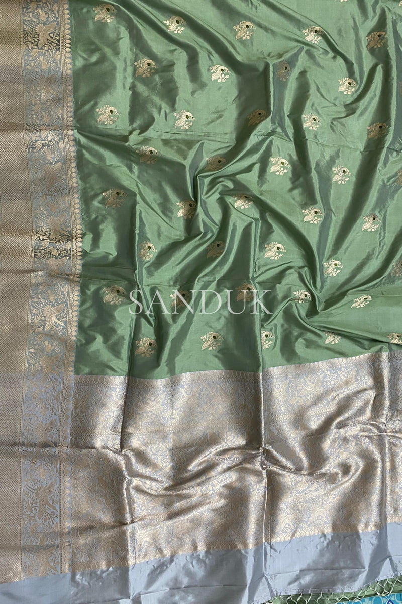 Mayuri Sage Green (Saree)
