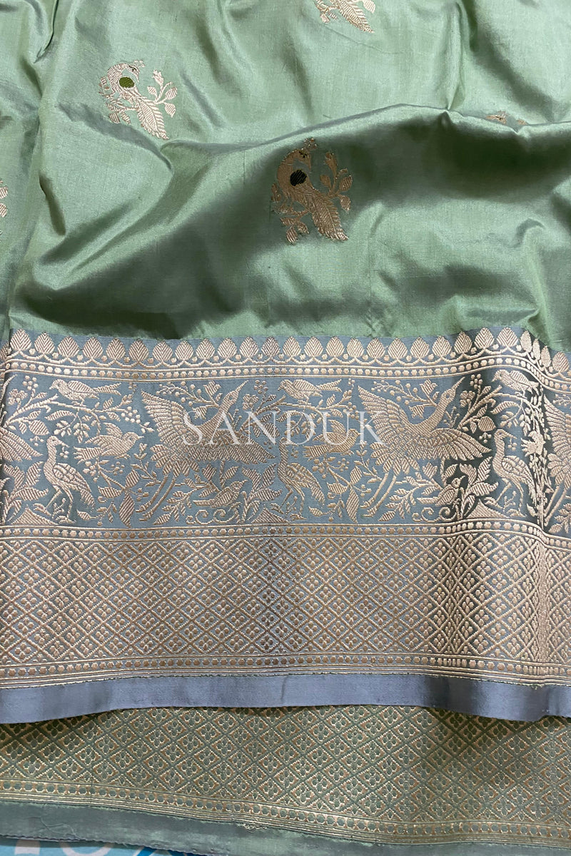 Mayuri Sage Green (Saree)