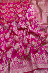 Ishita Gulabi Jangla (Saree)