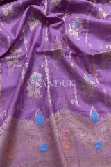 Meenakari Mulberry Purple Suit Set