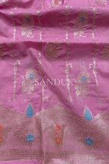 Meenakari Mulberry Pink Suit Set
