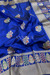 Shrima Blue Katan Silk (Saree)