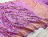 Pink Jamdani Saree